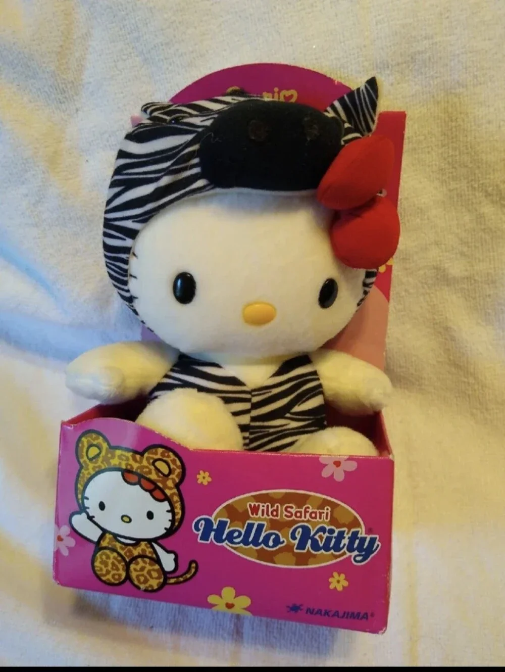 Sanrio Wild Zebra Costume Hello Kitty Plush New